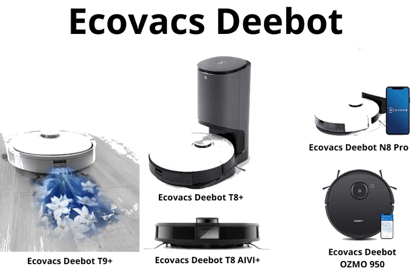 Ecovacs Deebort Saugroboter sind zu sehen.